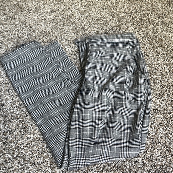 ASOS Plaid Flattering Work Trousers / Pants - Picture 1 of 4